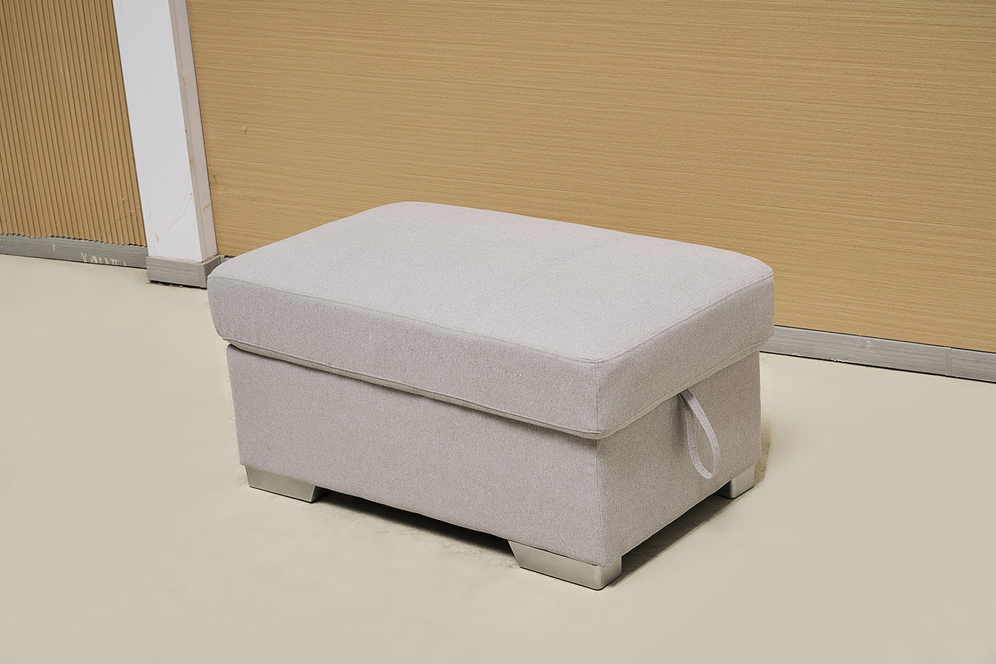 Suede Fabric Footstool