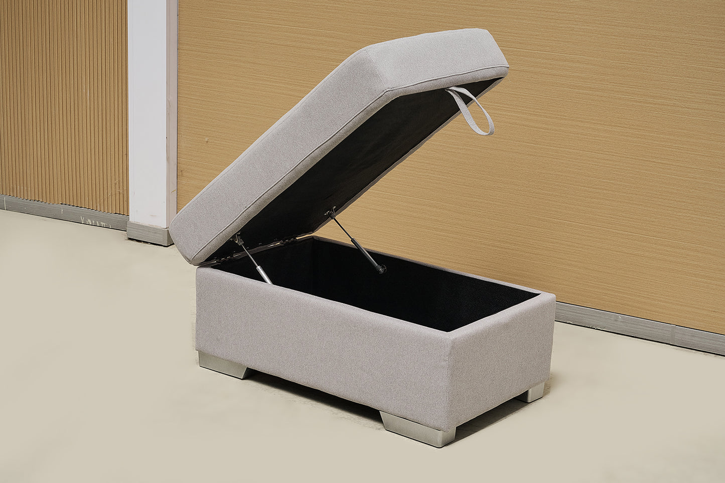 Suede Fabric Footstool