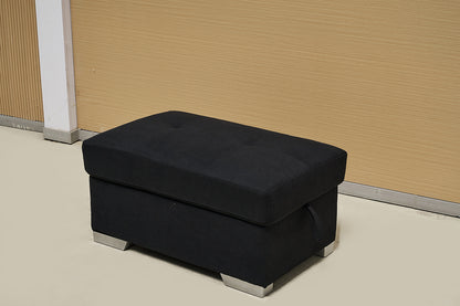 Suede Fabric Footstool