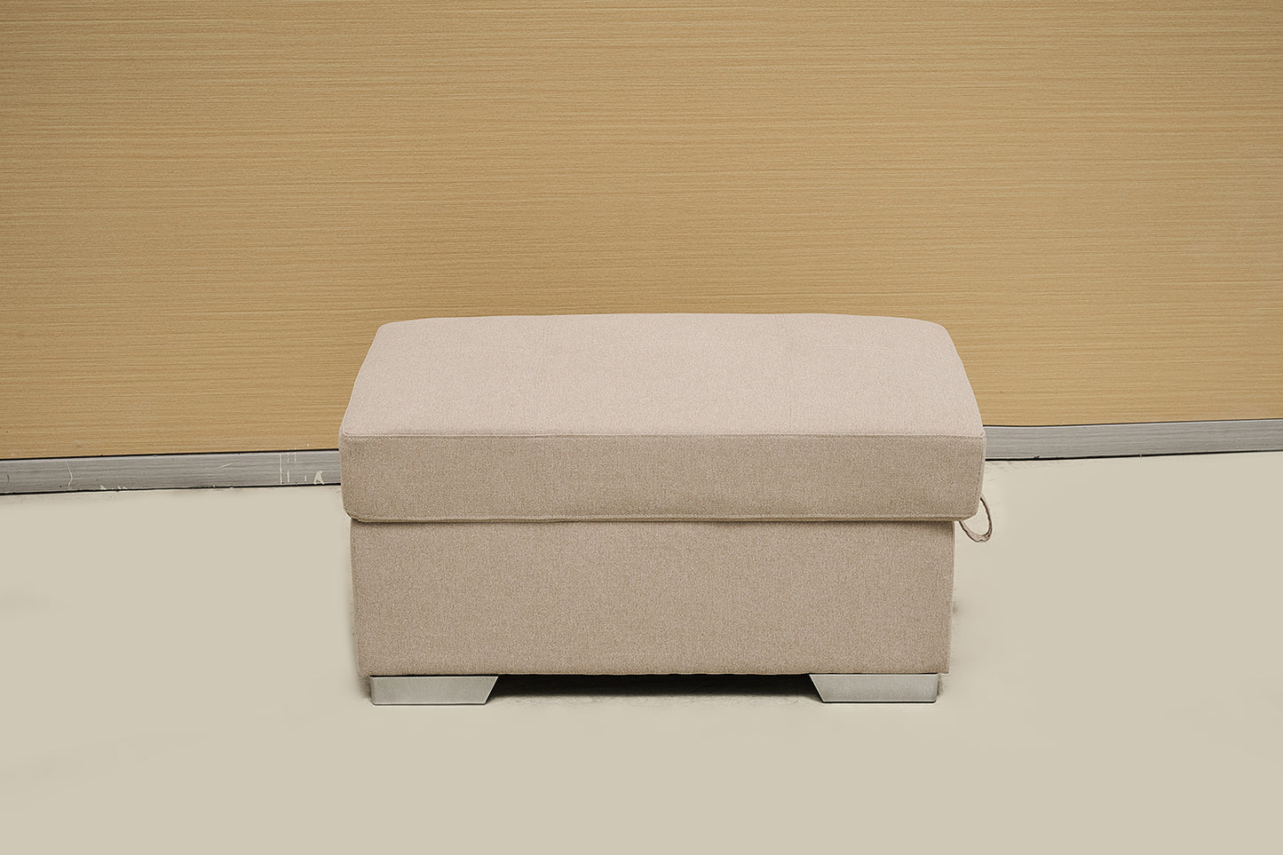 Cream Manual Recliner Leather Sofa Set