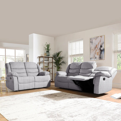 Sorrento Grey Recliner Sofa Set