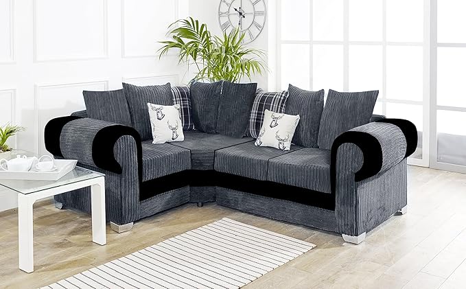 Modern Jumbo Cord Fabric Sofas