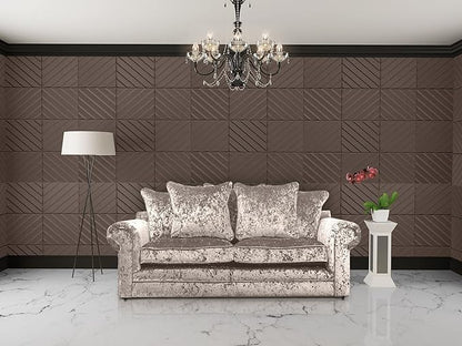 Luxury Crushed Velvet Sofa Set