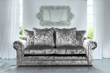 Luxury Crushed Velvet Sofa Set