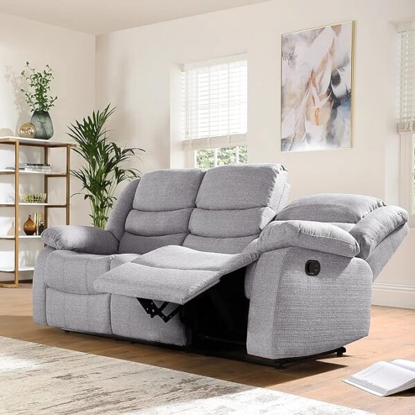 Sorrento Grey Recliner Sofa Set