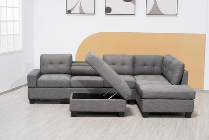 Western Bonded Leather Corner Sofa