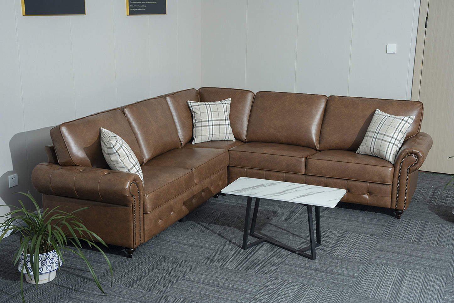 Oakland Faux Leather Sofas