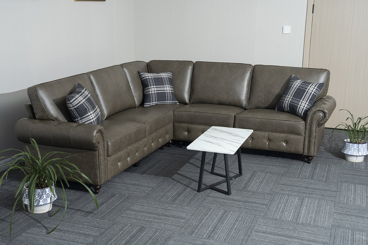 Oakland Faux Leather Sofas