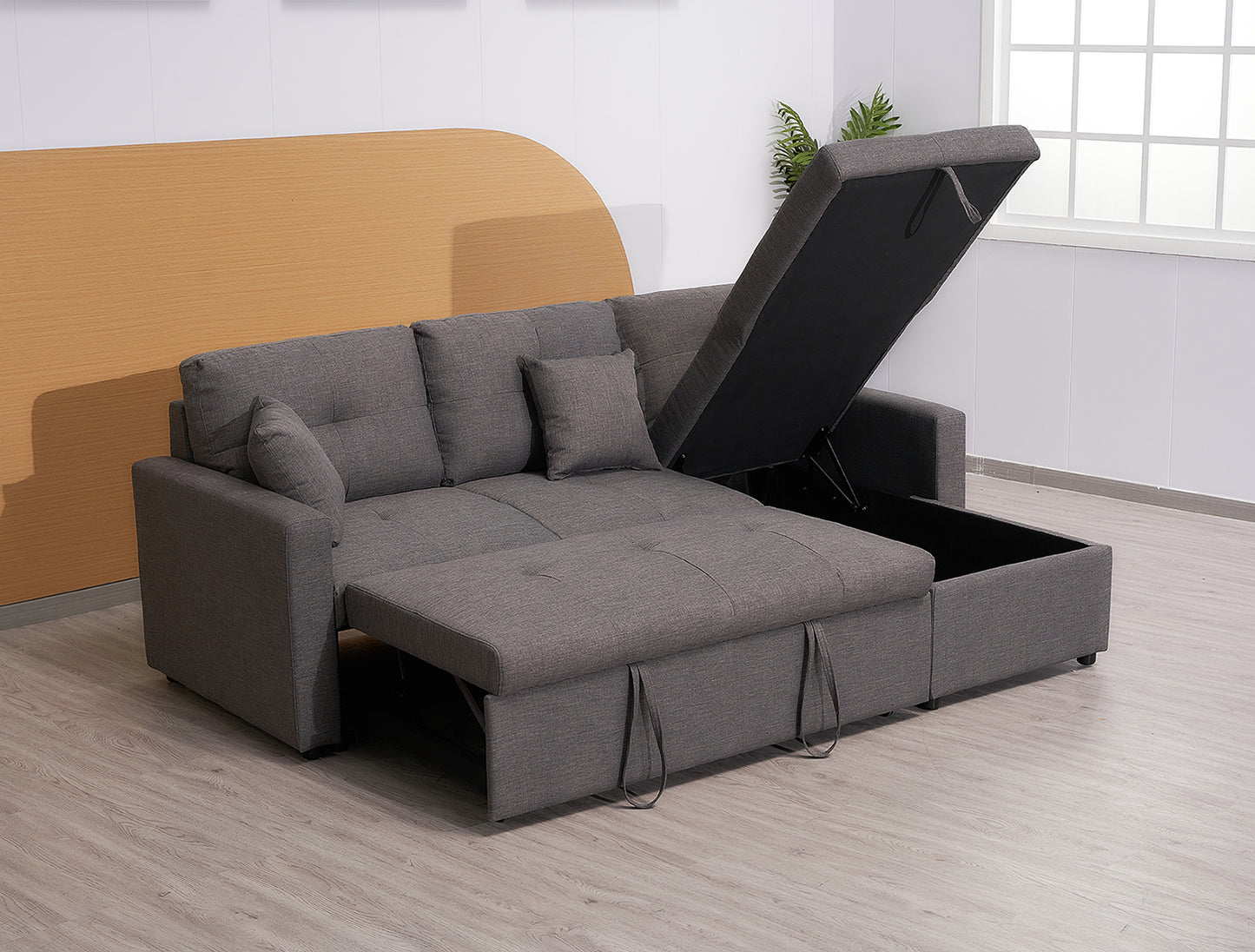 Luxury Fabric Corner Sofa Bed On Sale