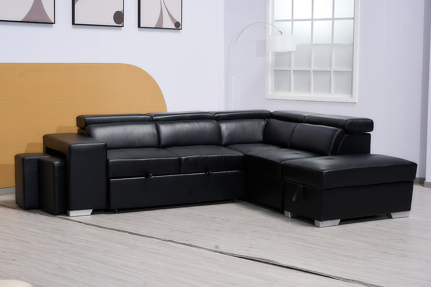 Modern Bonded Leather Sofa Beds
