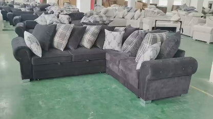 L shape sofa come bed Corner Sofa bed