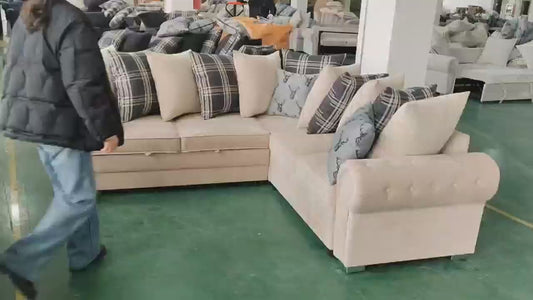 L shape sofa come bed Corner Sofa bed