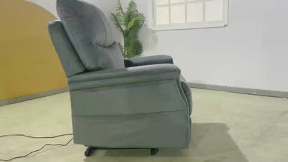 Plush Fabric Armchair Single Sofa