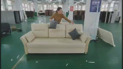 3 Seater Air Leather Sofa Bed