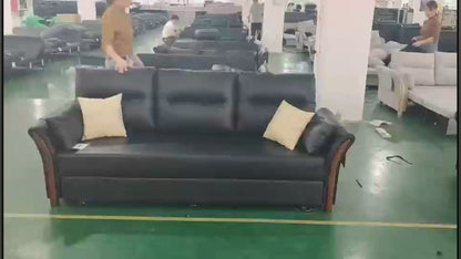 3 Seater Air Leather Sofa Bed