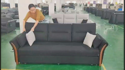 3 Seater Turkish Fabric Sofa Bed