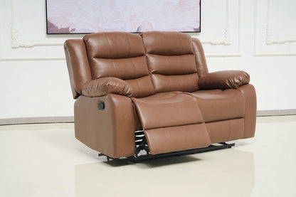 Roma Recliner Bonded Leather Sofa Set