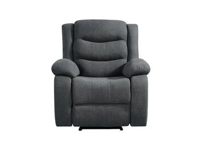 Manual Grey Recliner Sofa Set