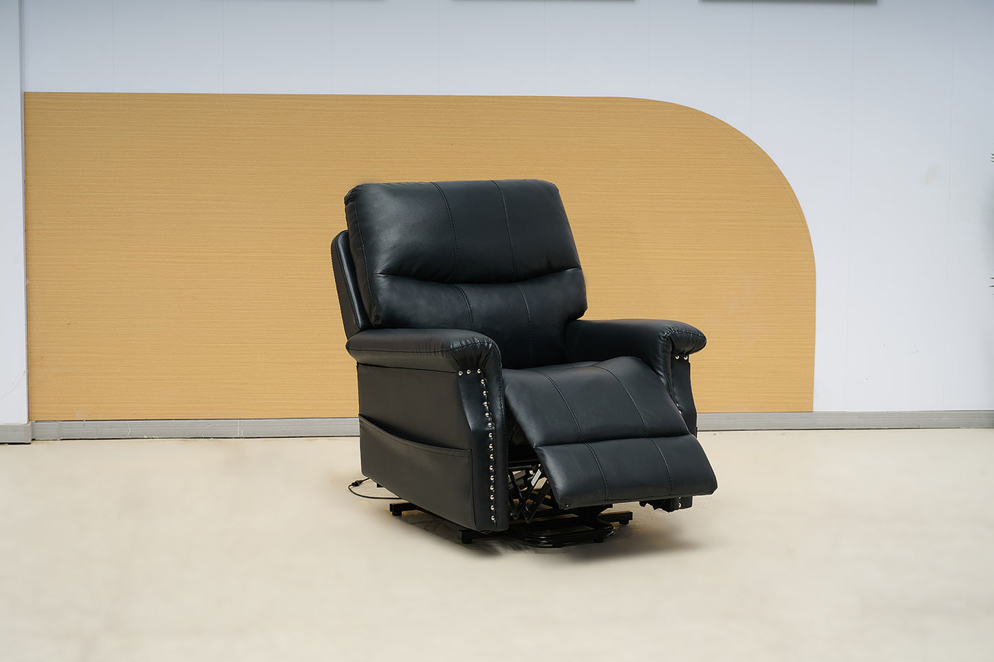 Leather Recliner Armchair Single Sofa