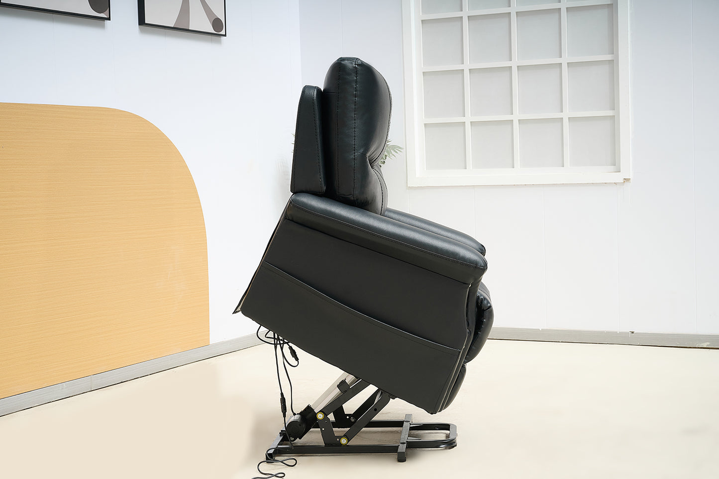 Leather Recliner Armchair Single Sofa