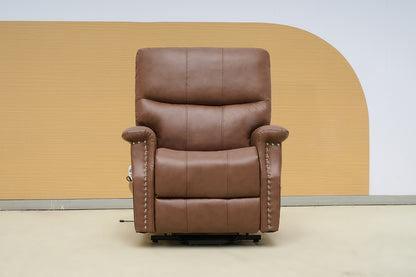 Leather Recliner Armchair Single Sofa