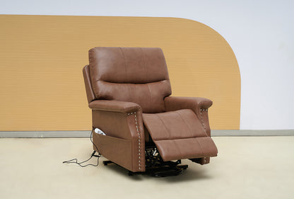 Leather Recliner Armchair Single Sofa