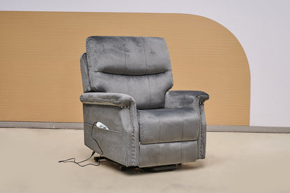 Plush Fabric Armchair Single Sofa