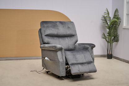 Plush Fabric Armchair Single Sofa