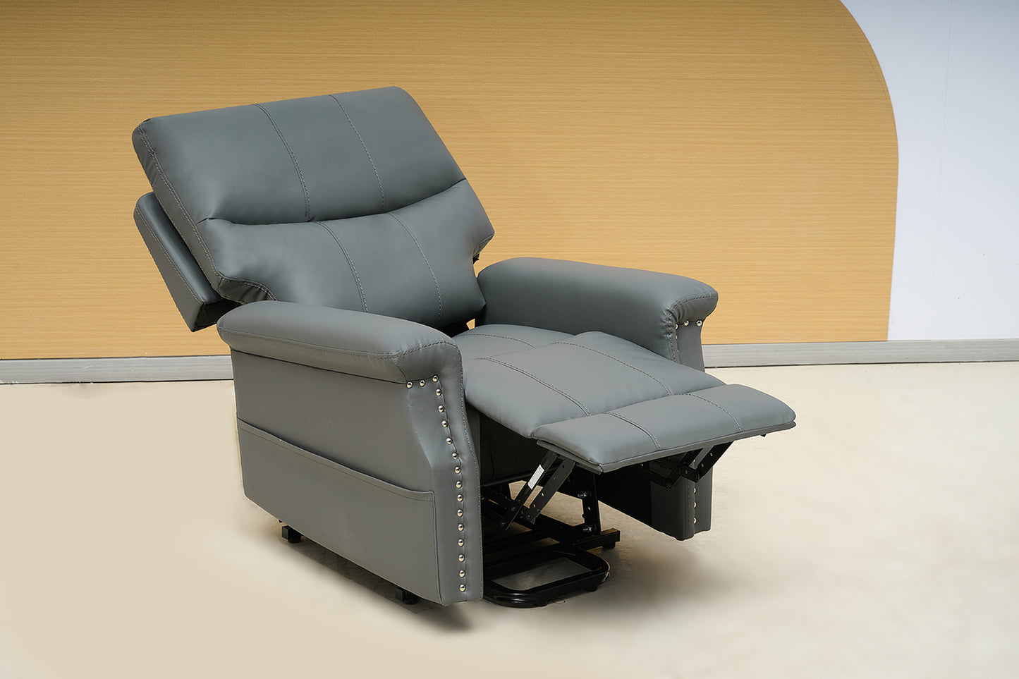 Leather Recliner Armchair Single Sofa