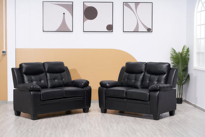 Stylish Stationary Bonded Leather Sofas