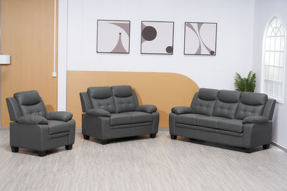 Stylish Stationary Bonded Leather Sofas