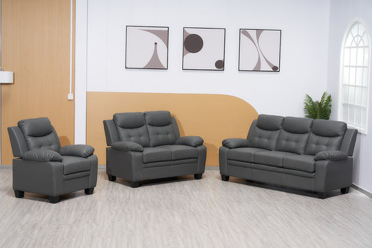 Stylish Stationary Bonded Leather Sofas