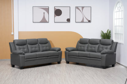 Stylish Stationary Bonded Leather Sofas