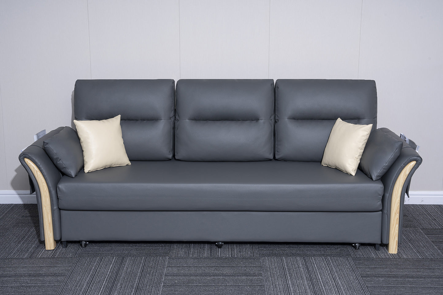 3 Seater Air Leather Sofa Bed