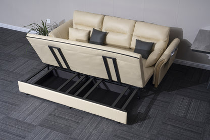 3 Seater Air Leather Sofa Bed