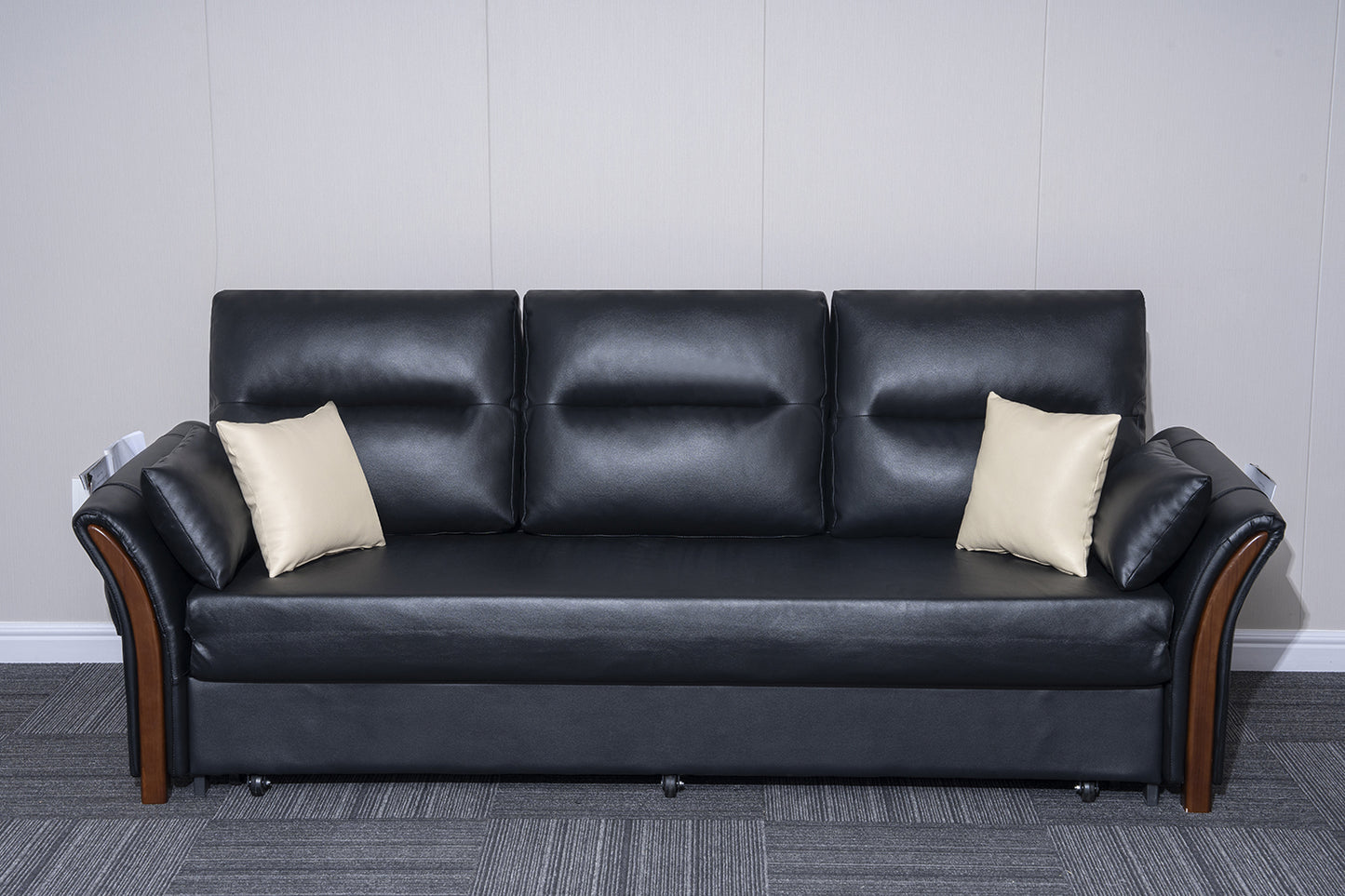 3 Seater Air Leather Sofa Bed