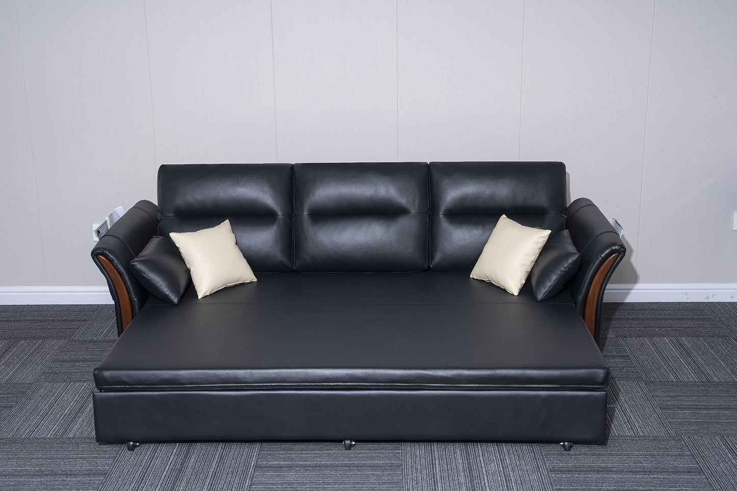 3 Seater Air Leather Sofa Bed
