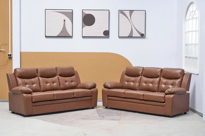 Stylish Stationary Bonded Leather Sofas