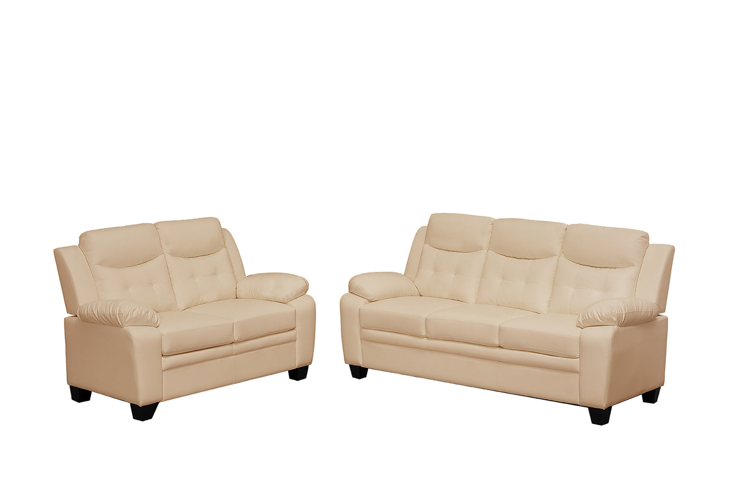 Stylish Stationary Bonded Leather Sofas