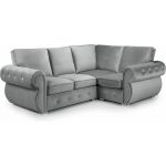 plush grey corner sofa