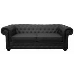 2-seater-Sofa-Chesterfield-Style-Black-Plush-Velvet-002-2