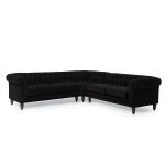 black-chesterfield-corner-sofa