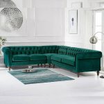 green-chesterfield-corner-sofa