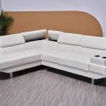 Classic White Bonded Leather Sofa 4