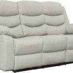 Sorento Recliner Grey Fabric 3 seater sofa